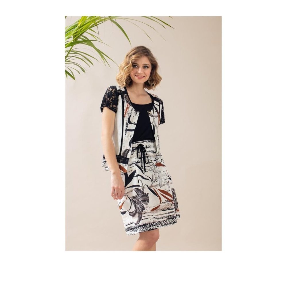 Coline Linen Skirt with Drawstring